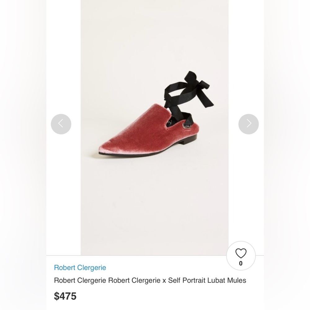 Robert Clergerie x Self Portrait Mules Made In France